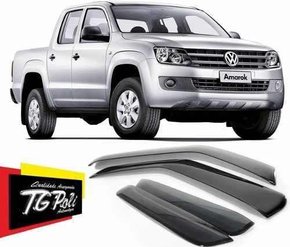 Calha De Chuva Amarok 2010 a 2018 4 Portas TG POLI 