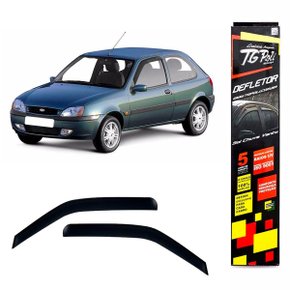 Calha De Chuva Courier Fiesta Hatch 1996 a 2013 2 Portas TG POLI 