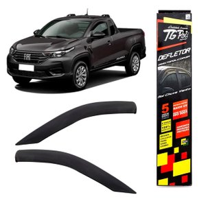 Calha De Chuva Fiat Strada Cabine Simples 2021 a 2023 2 Portas TG POLI