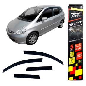 Calha De Chuva Fit 2003 a 2008 4 Portas TG POLI 