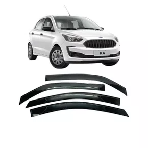 Calha De Chuva Ford Ka Hatch e Sedan 2014 a 2016 4 Portas UPGRADE
