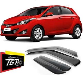 Calha De Chuva Hb20 Hatch 2012 a 2019 4 Portas TG POLI 