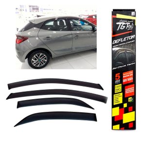 Calha De Chuva HB20 Hatch Nova Geração 2020 a 2023 4 Portas Inteiriça TG POLI