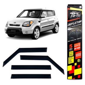 Calha De Chuva Kia Soul 4 Portas 2009 a 2014 TG POLI 