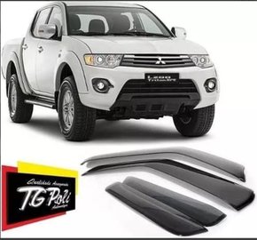 Calha De Chuva L200 Triton 2007 a 2018 4 Portas TG POLI 