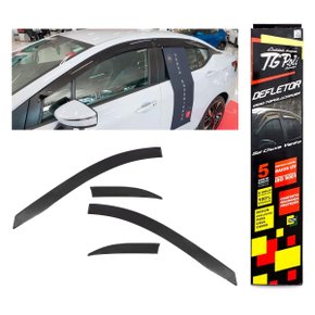 Calha De Chuva Nissan Versa 2021 a 2024 4 Portas TG POLI 