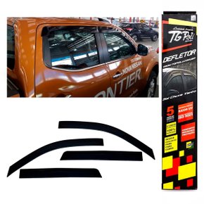 Calha De Chuva Nova Nissan Frontier 2017 a 2023 4 Portas TG POLI  