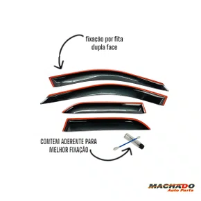 Calha De Chuva Palio 2012 a 2017 4 Portas UPGRADE