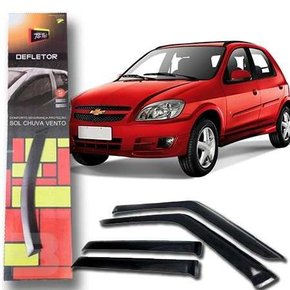 Calha De Chuva Prisma Celta 2000 a 2015 4 Portas TG POLI 