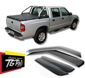 Calha De Chuva S10 1996 a 2011 Cabine Dupla 4 Portas TG POLI 