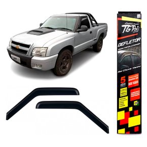 Calha De Chuva S10 Cabine Simples Estendida 1995 a 2011 2 Portas TG POLI 