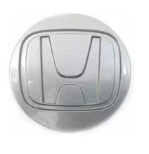 Calotinha Centro Tampa Roda Linha Honda Civic City Fit Prata 1 Unidade 