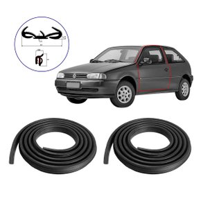 Canaleta Vidro Porta Gol G2 G3 G4 Parati G2 2 Portas Com Pestana Lado Direito