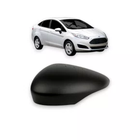 Capa Do Retrovisor Fiesta 2015 A 2019 Preta C/Pisca Esquerdo