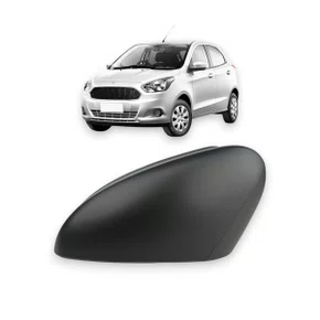 Capa Do Retrovisor Ka 2015 a 2022 Preta Sem Pisca Esquerda
