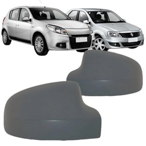Capa Retrovisor Externo Sandero Logan Duster 2007 a 2014 Primer Lado Direito Passageiro