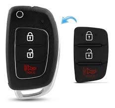 Capa Frontal Chave Linha Hyudai HB20 2013 a 2019 3 Botões