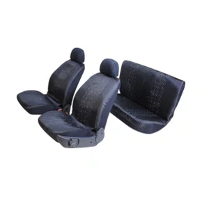 Capa Para Banco de carro Universal Preta estampada CARRHEL