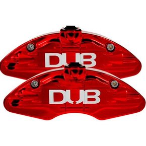Capa Para Pinça de Freio Universal Vermelho Par DUB