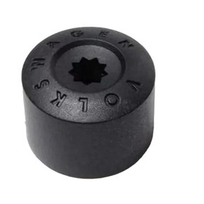 Capa Parafuso Roda Liga Leve VW Todos Modelos Preto Original 1 Unidade