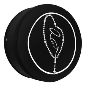 Capa Pneu Roda Estepe Universal com Cadeado Anti Furto Aro 14 a 16  Maria / Rosário CARRHEL 