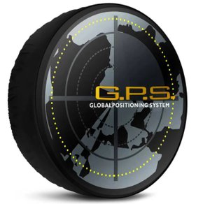 Capa Pneu Roda Estepe Universal com Cadeado Anti Furto Aro 14 a 16 GPS CARRHEL 