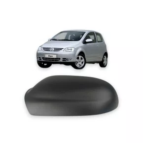 Capa Retrovisor Ext. Fox SpaceFox 2003 a 2009 Preto Esquerdo
