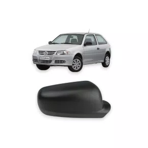 Capa Retrovisor Ext. Gol Parati Saveiro G3 G4 00 a 14 Golf 99 a 06 Preto Direito