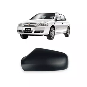 Capa Retrovisor Externo Astra 1999 a 2012 Preto Esquerdo Motorista