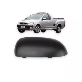 Capa Retrovisor Externo Corsa Montana 2002 a 2012 Preto Direito Caroneiro