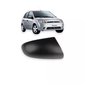 Capa Retrovisor Externo Fiesta Ka 2003 a 2014 Preto Direito Caroneiro