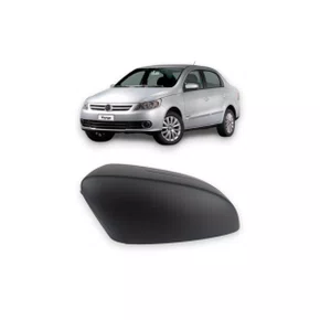 Capa Retrovisor Gol Voyage Saveiro GV 2008 a 2012 Preto Direito