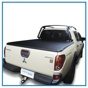Capota Maritima L200 Triton GLS / SAVANA Caçamba Reta Cabine Dupla Com Grade Original Vidro 2008 a 2016 CAPOTAS PARANA