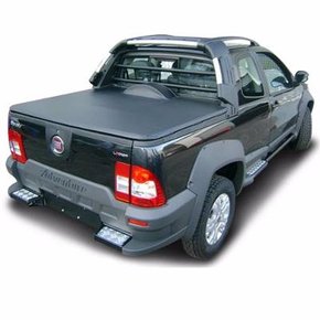 Capota Maritima Strada Cabine Dupla 1997 a 2013 C/ Estepe S/ Gancho Caçamba FLASHCOVER