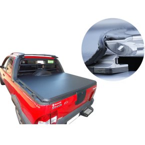 Capota Maritima Strada Cabine Estendida 1997 a 2013 C/ Estepe C/ Gancho Caçamba FLASHCOVER