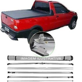 Capota Maritima Strada Cabine Simples 1997 a 2013 S/ Grade S/ Estepe S/ Gancho Caçamba CAPOTAS PARANA