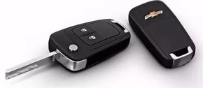 Chave Canivete Linha GM Onix Cobalt Cruze Spin S10 2 Botões Sem Circuito