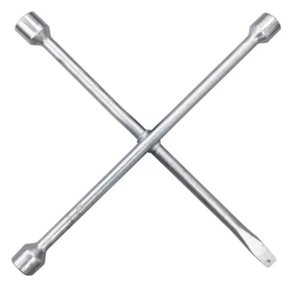 Chave De Roda Em Cruz Universal 17mm,19mm,21mm Com Espatula Aço - ANDORINHA