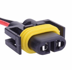 Chicote Soquete Plug Da Lampada H11/ H8 2 Vias 1 Unidade 