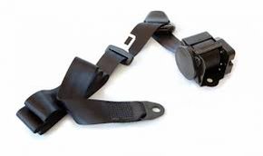 Cinto De Segurança 2 Pontas Automático Preto Universal 1 Unidade