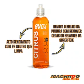 Citrus Shampoo Automotivo Neutro 500ML EVOX - Machado Auto Parts