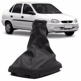 Coifa Cambio GM Corsa Hatch Sedan Pick-Up Classic Celta 2000 a 2006 Preto