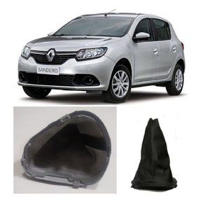 Coifa Cambio Sandero Logan 2014 a 2020 Preto Com Base