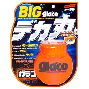 Glaco Big 120ml SOFT99 Cristalizador e Repelente Para Vidros