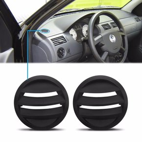 Difusor Saida Ar Superior Gol Parati Saveiro G3 Redondo Preto  