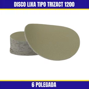 Disco Lixa Tipo Trizact 1200 6 Polegada