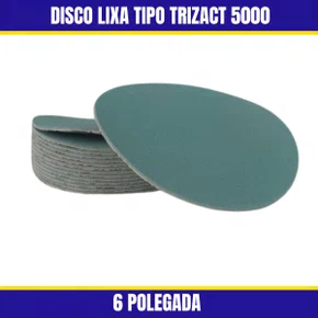 Disco Lixa Tipo Trizact 5000 6 Polegada