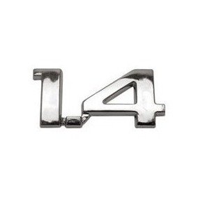 Emblema 1.4 Cromado Linha GM 2007 a 2015