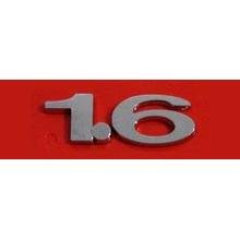 Emblema 1.6 Cromado Linha GM 1996 a 2001