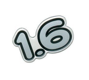 Emblema 1.6 Resinado Linha Ford Fiesta Courier 1996 a 2013